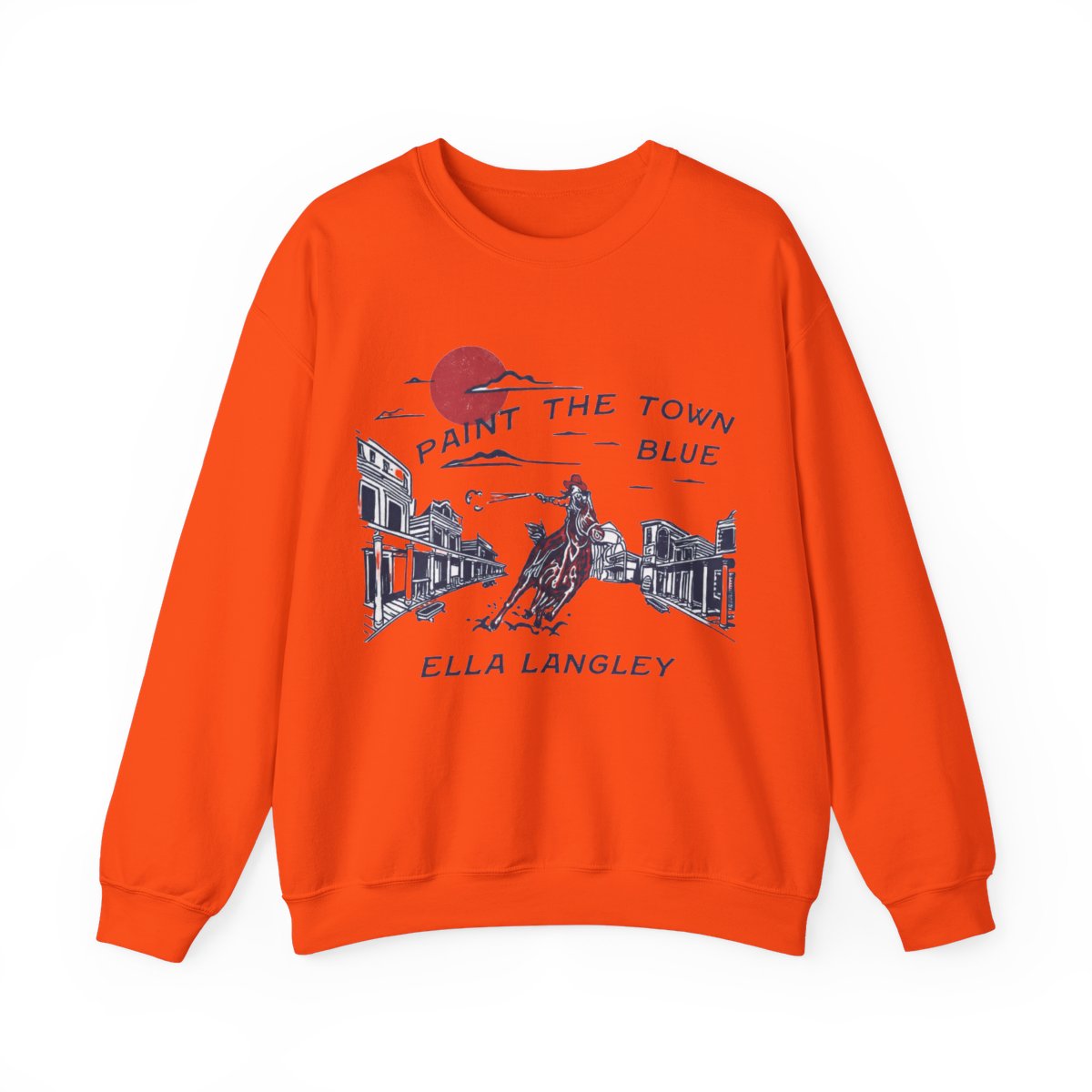 'paint the town blue' Crew Neck - Official Sweatshirts merchandise