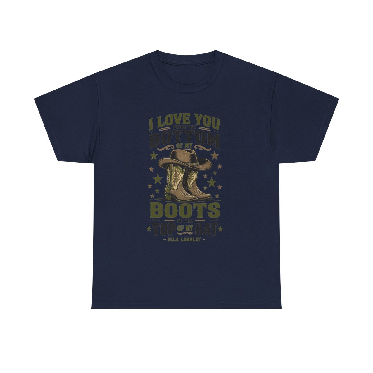 Ella Langley "Bottom of Your Boots" Unisex Tee - alternate angle 3, merchandise