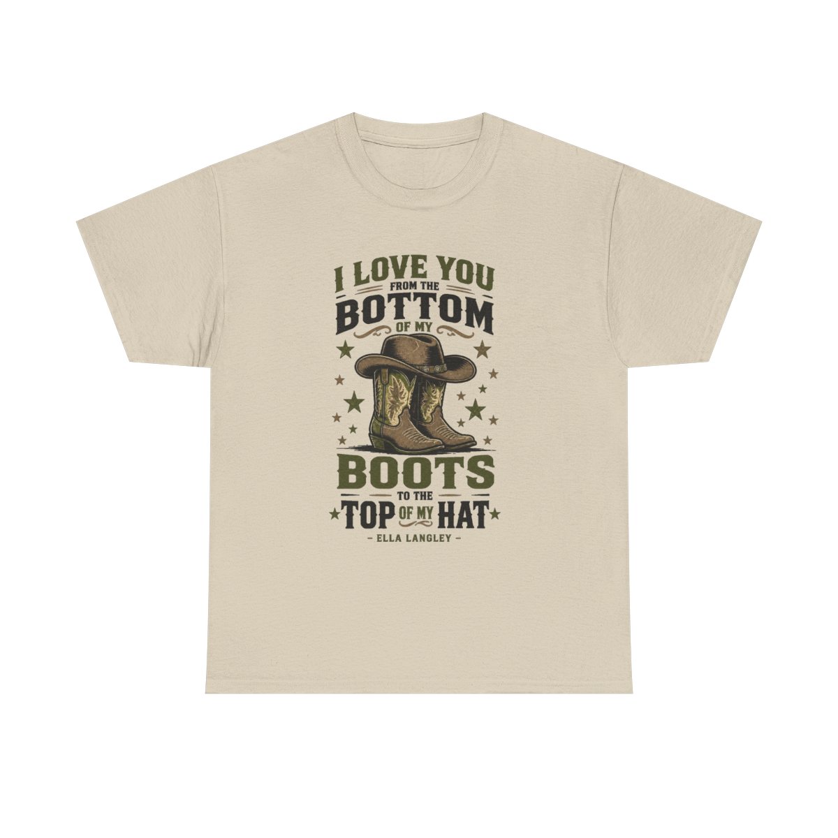 Ella Langley "Bottom of Your Boots" Unisex Tee - alternate angle 4, merchandise