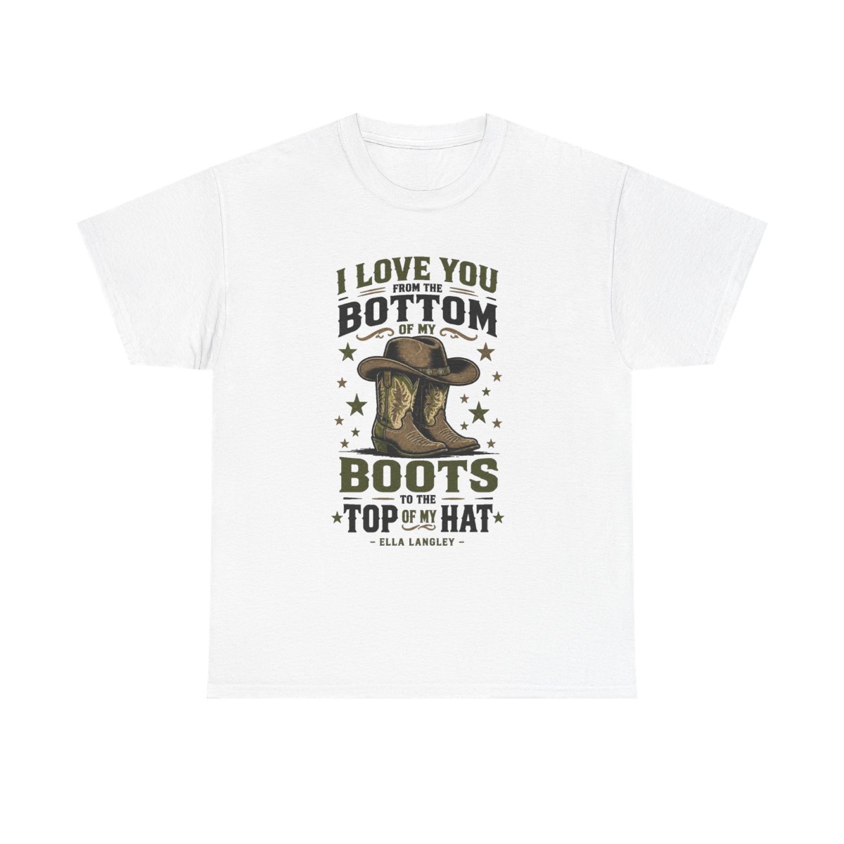 Ella Langley "Bottom of Your Boots" Unisex Tee - Official T-Shirts merchandise