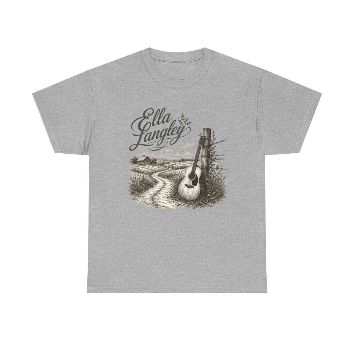 Ella Langley "Ella Langley" Unisex Tee - alternate angle 3, merchandise