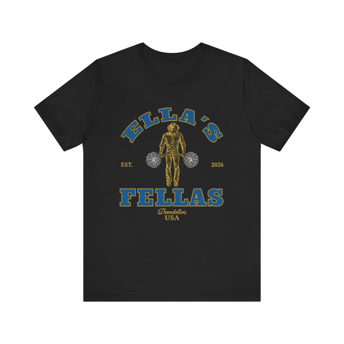 Ella's Fellas Blue Limited Edition Tee - alternate angle 2, merchandise