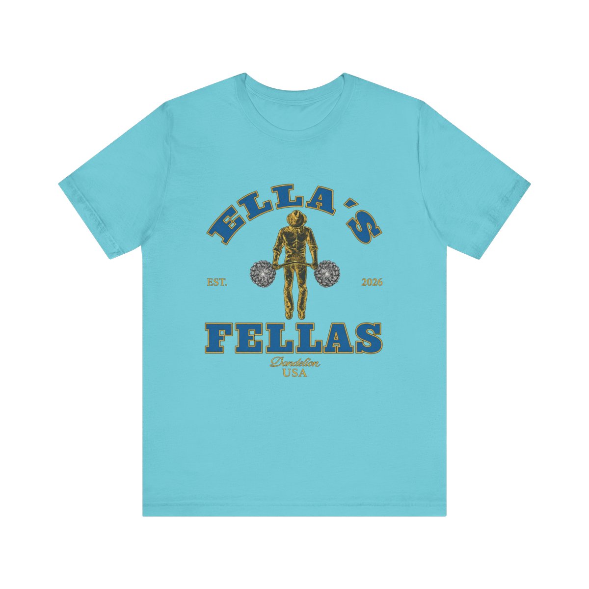 Ella's Fellas Blue Limited Edition Tee - alternate angle 4, merchandise