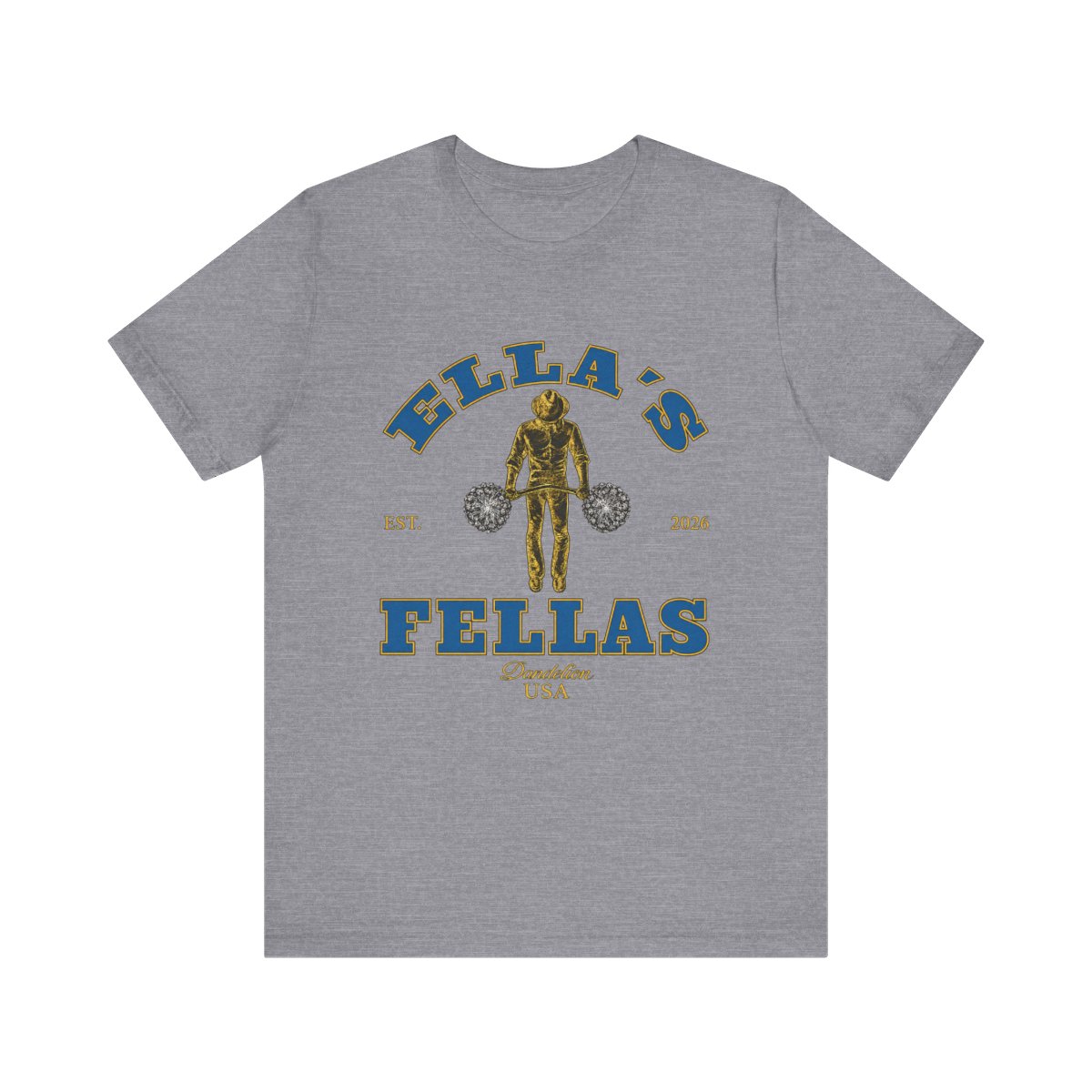 Ella's Fellas Blue Limited Edition Tee - alternate angle 5, merchandise