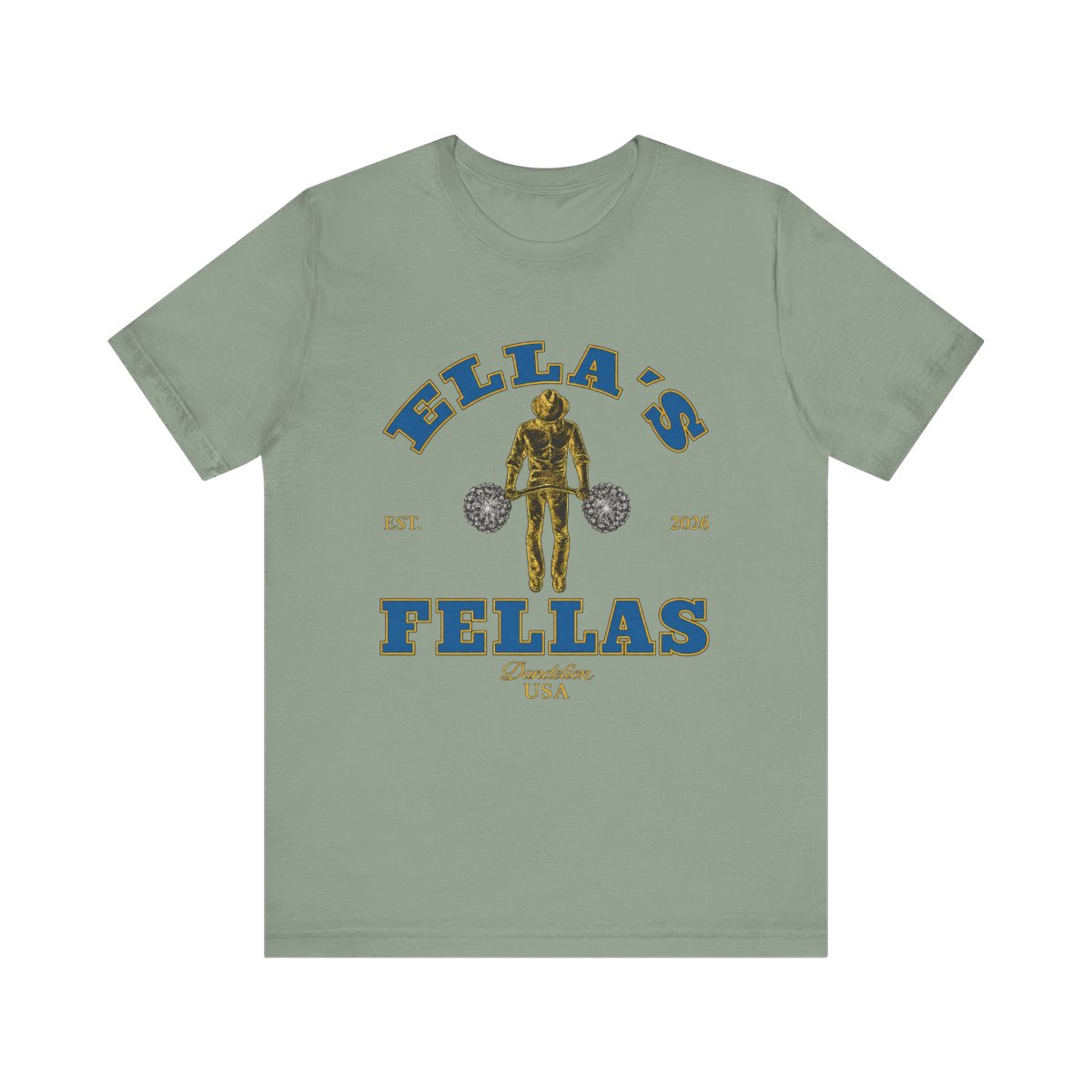 Ella's Fellas Blue Limited Edition Tee - alternate angle 3, merchandise