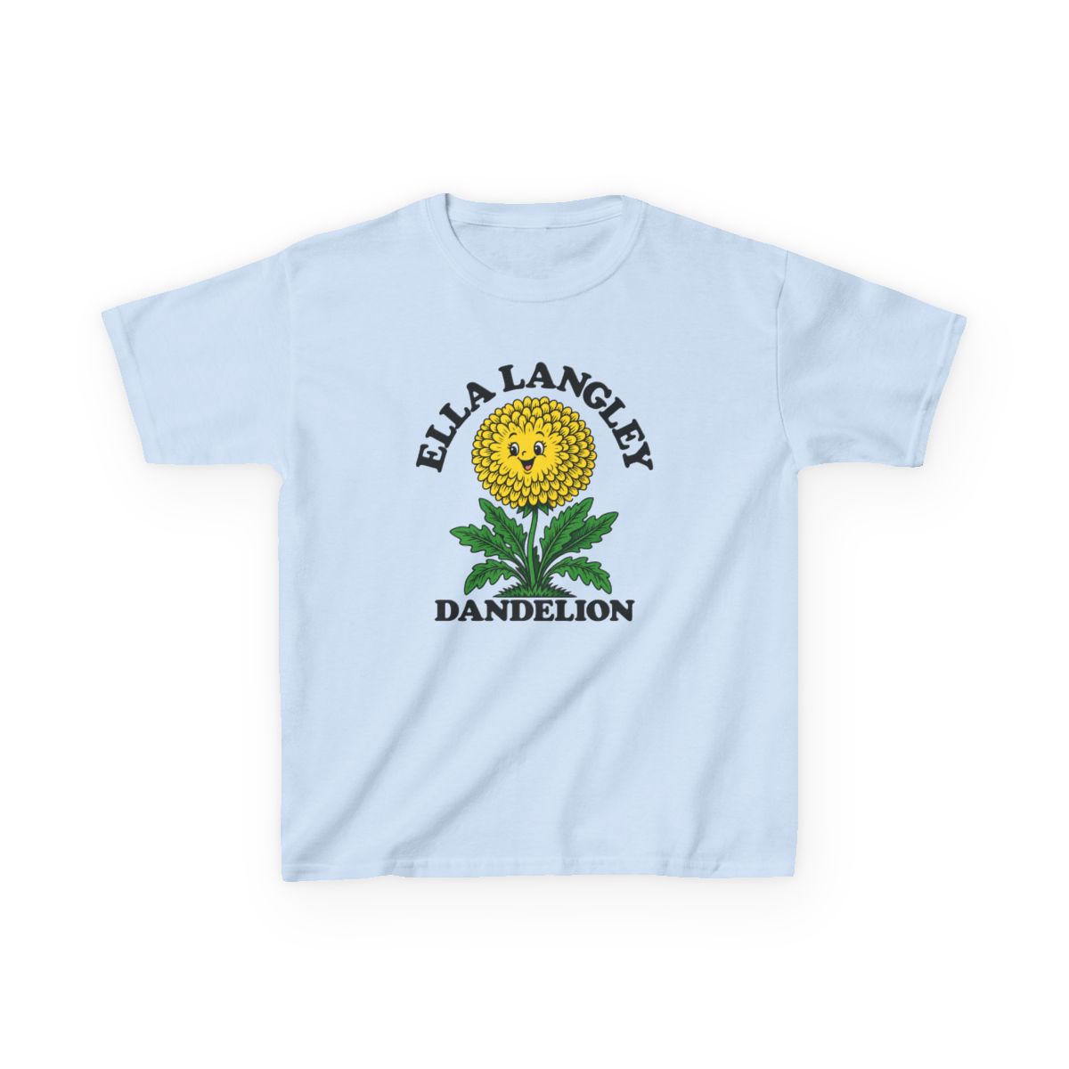 Kids Groovy Dandelion T Shirt | Ella Langley - alternate angle 3, merchandise