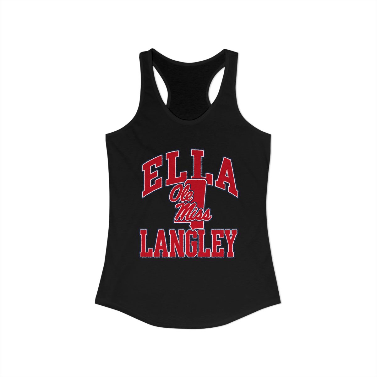 Ole Miss Tank Top | Ella Langley - alternate angle 2, merchandise