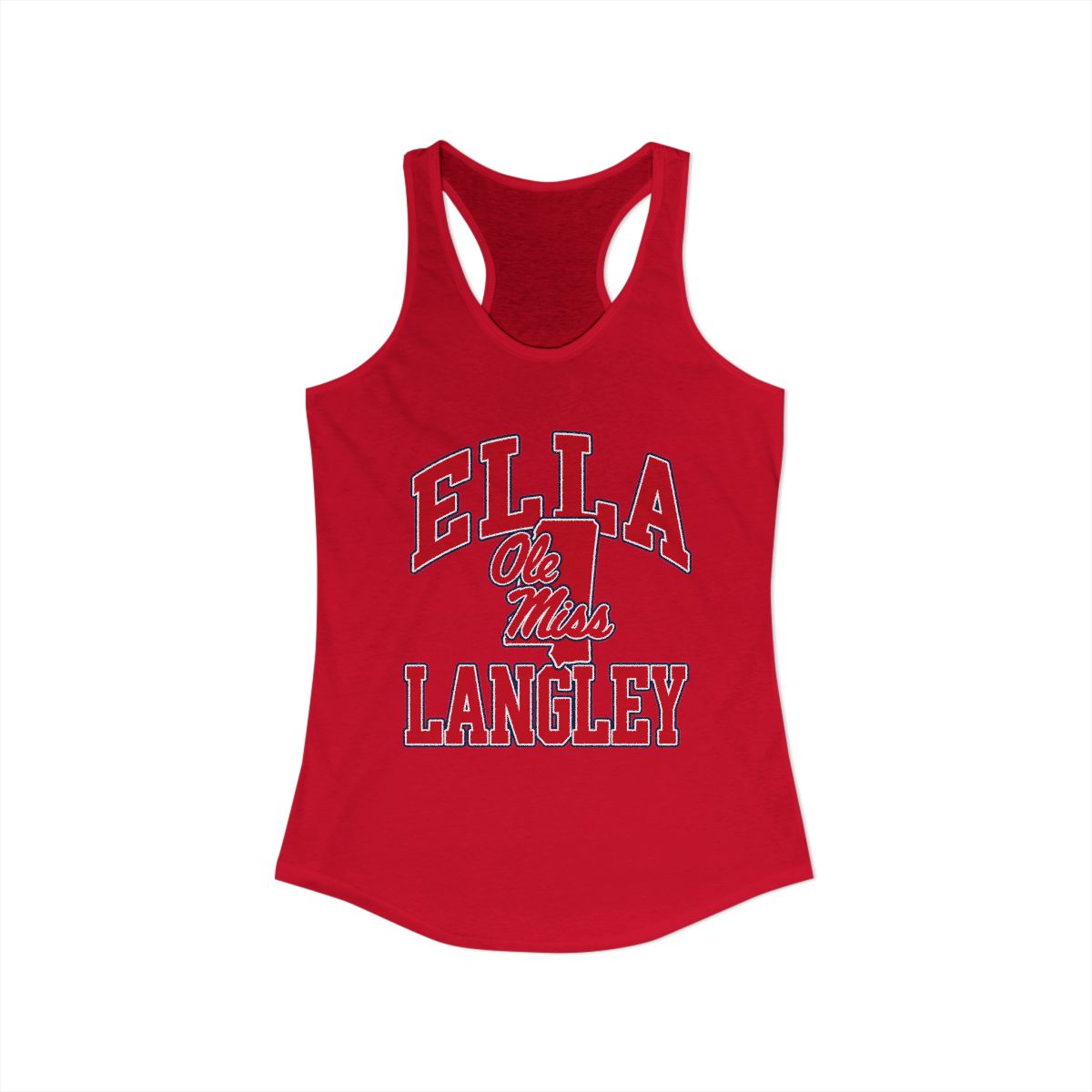 Ole Miss Tank Top | Ella Langley - alternate angle 4, merchandise