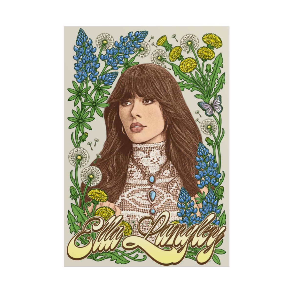 Corpus Christi, TX Concert Poster | Ella Langley - Official Posters & Wall Art merchandise